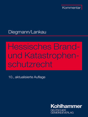 cover image of Hessisches Brand- und Katastrophenschutzrecht